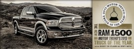 Ram truck of the year 2013